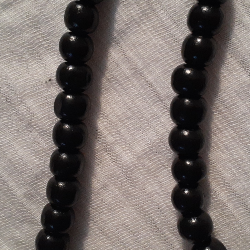 100% Genuine buffalo horn wooden bead necklace - Picture 5 of 6